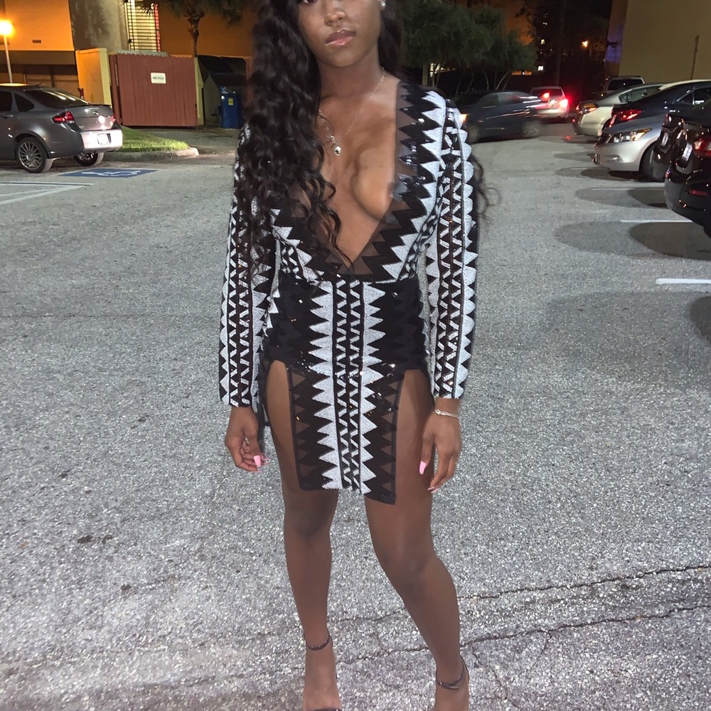 Aztec See through dress